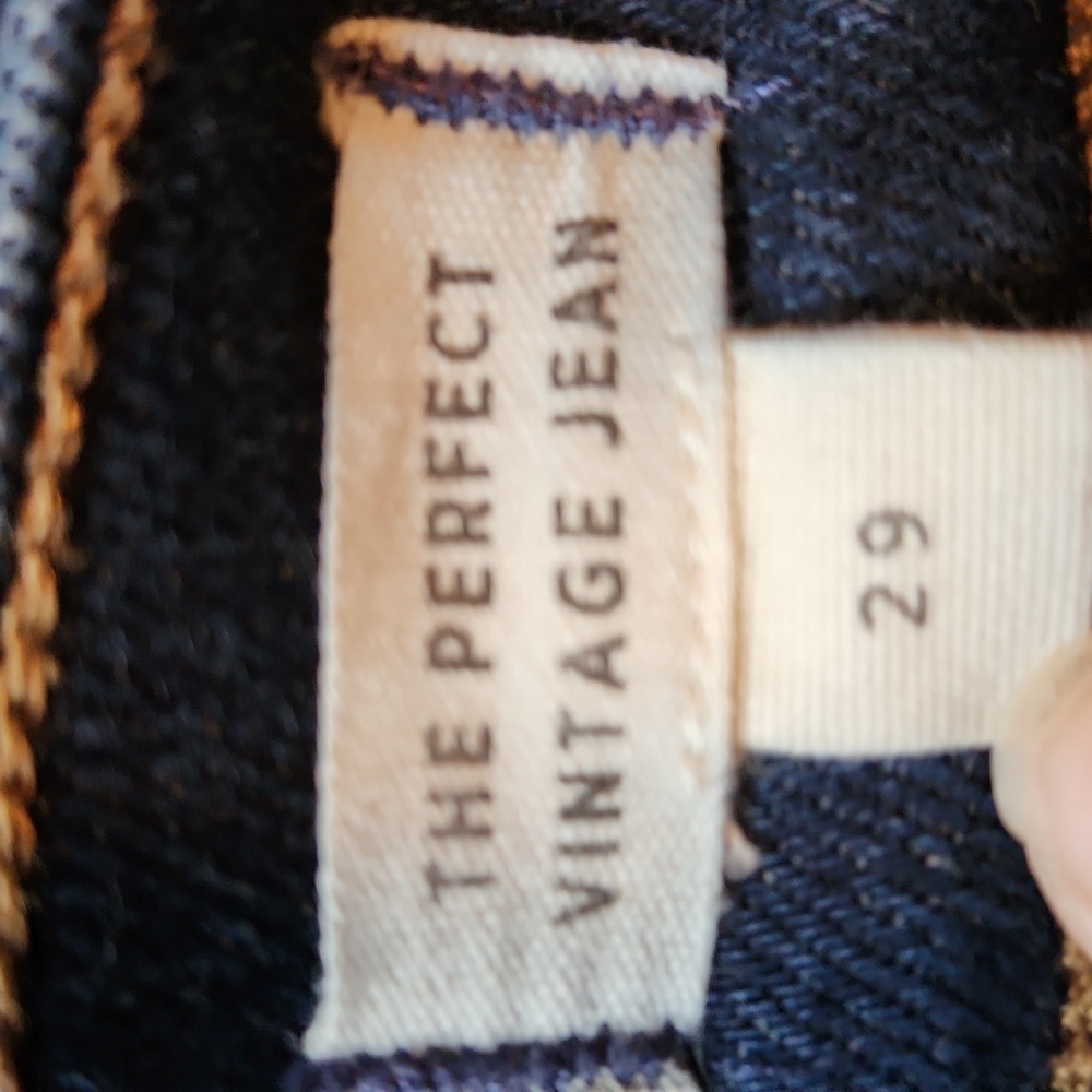 Madewell Dark Blue Slim High Waisted Jeans Womans Size 29 - Picture 6 of 9
